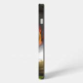 炎上する野球ボール iPhoneケース (左側面)