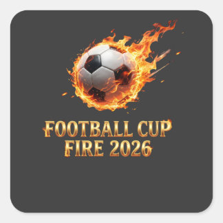 炎上サッカー ボール 2026 ワールドカップ スクエアシール