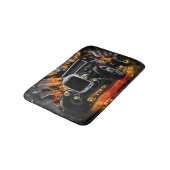 炎改造中のヴィンテージ バスマット (アングル)