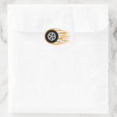 炎改造付き車輪 ラウンドシール (バッグ)