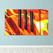 炎改造 キャンバスプリント (インサイチュ (ウッドフロア))