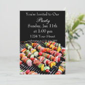 炎火シッシュケバブ招待状 招待状 (スタンド正面)