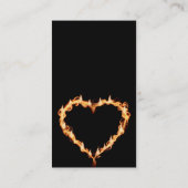 炎熱黒ハート火炎熱恋 名刺 (裏面)