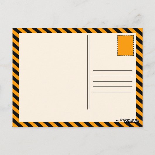 炎症を帯びた ポストカード (裏面)