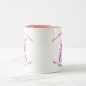 炎症性乳癌の認識度 ツートーンマグカップ (中央)