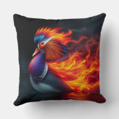 炎素晴らしを消す火鳥の熱いまんだらんのアヒル クッション (裏面)