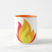 炎絵文字コーヒーマグ マグカップ (中央)