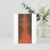 炎舞,速水御舟炎の舞，御舟 ポストカード (スタンド正面)