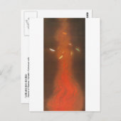 炎舞,速水御舟炎の舞，御舟 ポストカード (正面/裏面)