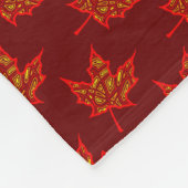 炎葉 フリースブランケット (角)