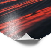 炎走の空の下の馬の野生種 フォトプリント (角)