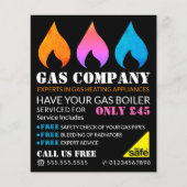 炎、ガカラフルス·エンジニア、サプライヤ広告 チラシ (正面)