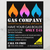 炎、ガカラフルス·エンジニア、サプライヤ広告 チラシ (正面)