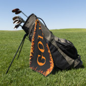 炎 ゴルフタオル (グリーン)