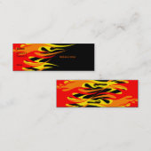 炎 スキニー名刺 (正面/裏面)