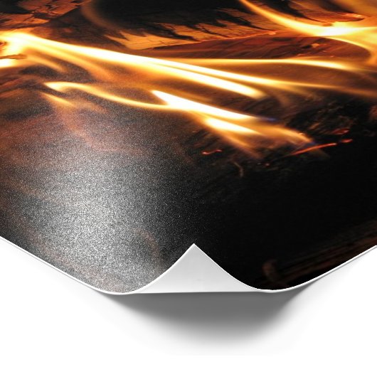 炎 フォトプリント            (角)