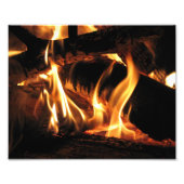 炎 フォトプリント            (正面)