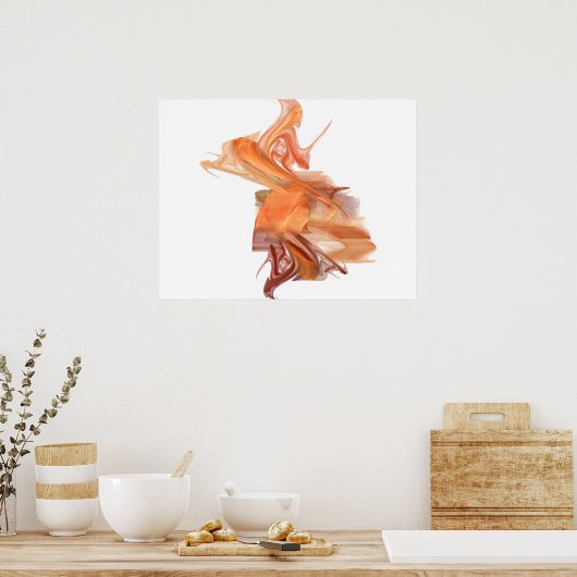 炎 ポスター (キッチン)