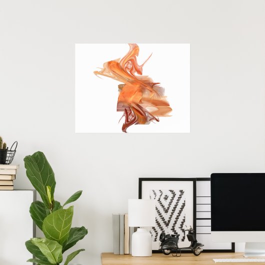 炎 ポスター (ホームオフィス)