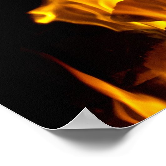 炎 ポスター (角)