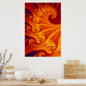 炎 ポスター (キッチン)