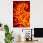 炎 ポスター (ホームオフィス)