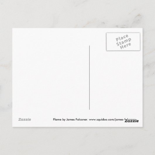 炎 ポストカード (裏面)