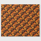 炎 ラッピングペーパー (フラット)