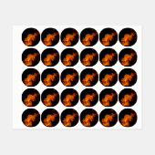 炎 ラベル (シート)