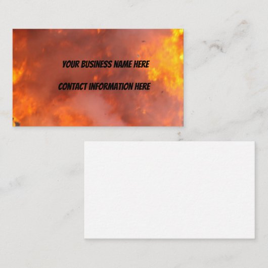 炎 名刺 (正面/裏面)