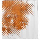 炎。抽象芸術オレンジ色のパターン。  シャワーカーテン (正面)