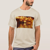 炎 月 水 金 ゴールド Tシャツ (正面)