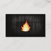 炎（火）、頑丈 名刺 (裏面)
