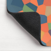 炎、真夜中、緑のマウスパッド マウスパッド (コーナー)