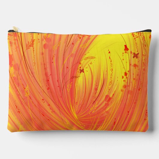 炎 – 魅惑の庭 アクセサリーポーチ (正面)