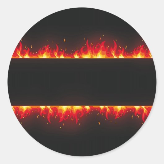 炎#2 ラウンドシール (正面)