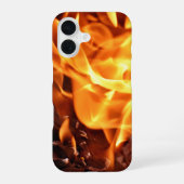 炎 iPhone 16ケース (裏面)