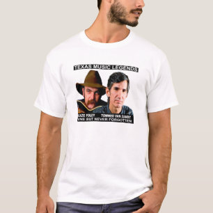 炎Foley及びTownesヴァンZandt Tシャツ
