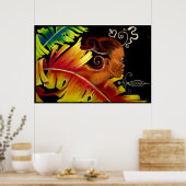 炎I ポスター (キッチン)