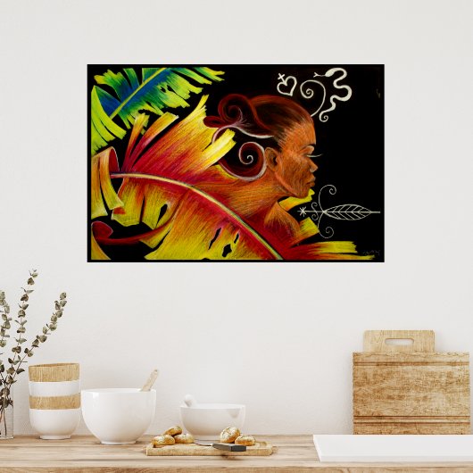 炎I ポスター (キッチン)