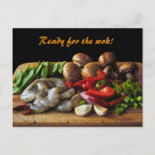 炒める ポストカード (正面)