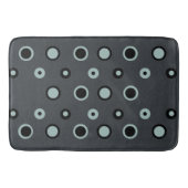 炭と灰の点 バスマット (正面)