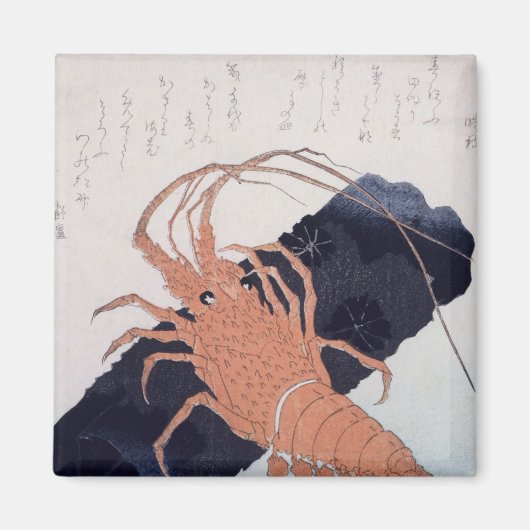 炭のブロックとLangoustine, c.1830 マグネット (正面)