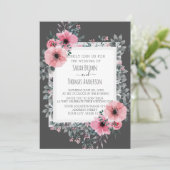 炭エレガント招待状 招待状 (スタンド正面)