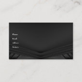 炭エレガント絹の巾着会社 名刺 (裏面)