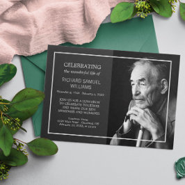 炭ミニマル祝の命 |フォトカスタムー 招待状