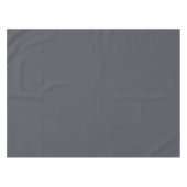 炭モダン灰色の平無地の色 テーブルクロス (正面(横))