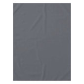 炭モダン灰色の平無地の色 テーブルクロス (正面)
