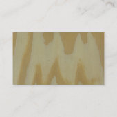 炭化物によってひっくり返される円の鋸歯 名刺 (裏面)