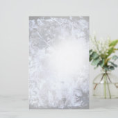 炭抽象芸術グランジフローラ固定式 便箋 (スタンド正面)